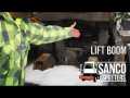 How to operate the lift boom on a TICO Pro-Spotter - Sanco Spotters